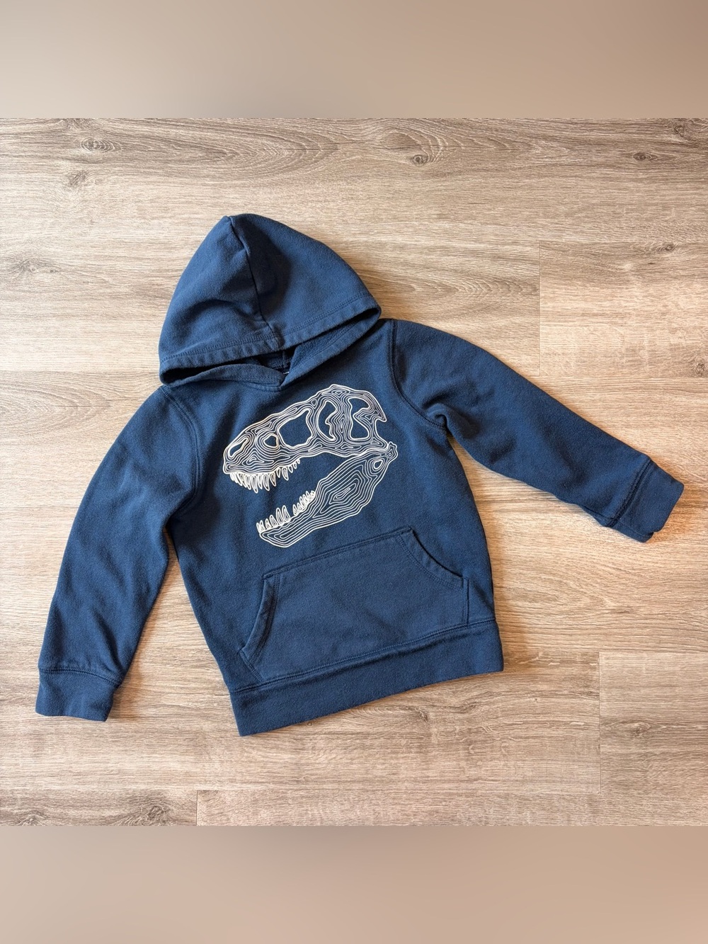 Jumping Beans boys blue dinosaur hoodie